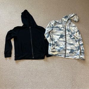 Katie J NYC zip up hoodie size large